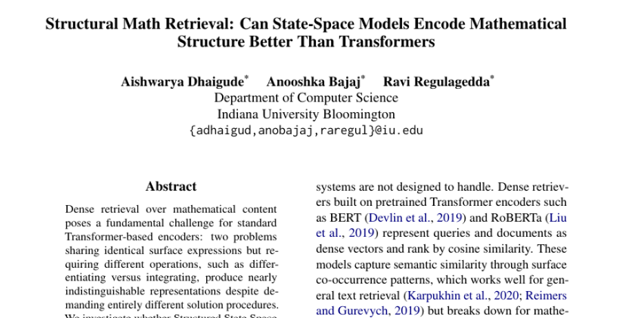 Structural Math Retrieval